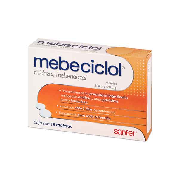 Mebeciclol-producto